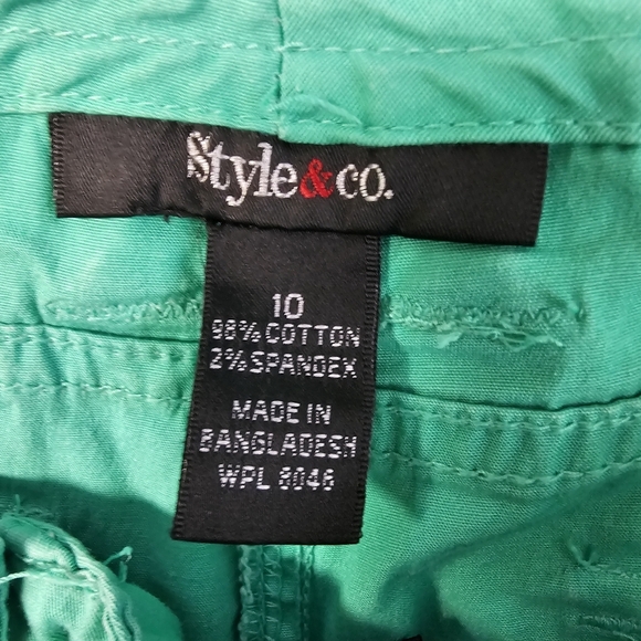 Style & Co Cargo Capris Cropped Pants Womens - Picture 8 of 8